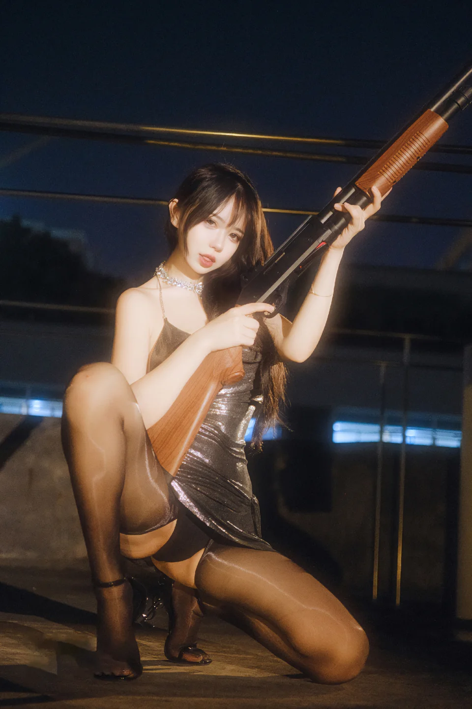 Tina很妖孽呀 - No.037 夜色连衣裙 [37P-110MB] tg@simisebaisi 【丝足阁】030.webp